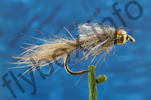 Fish4Flies Tungsten Pearly Light Hare's Ear Nymph